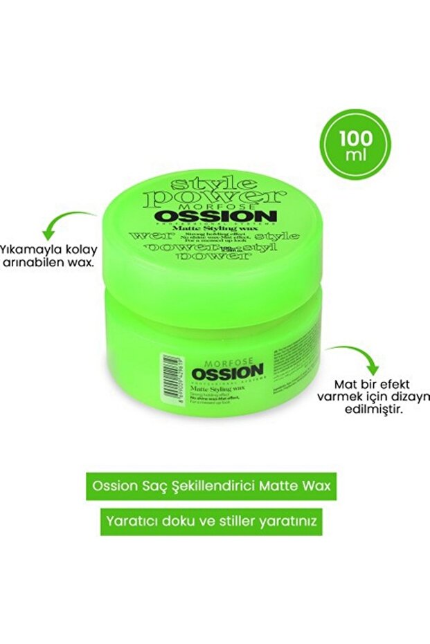 OSSION WAX 100ML MATTE STYLING - 2