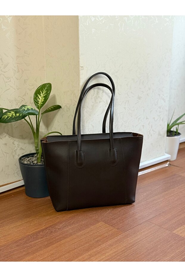 Faux Leather Women's Shoulder Bag