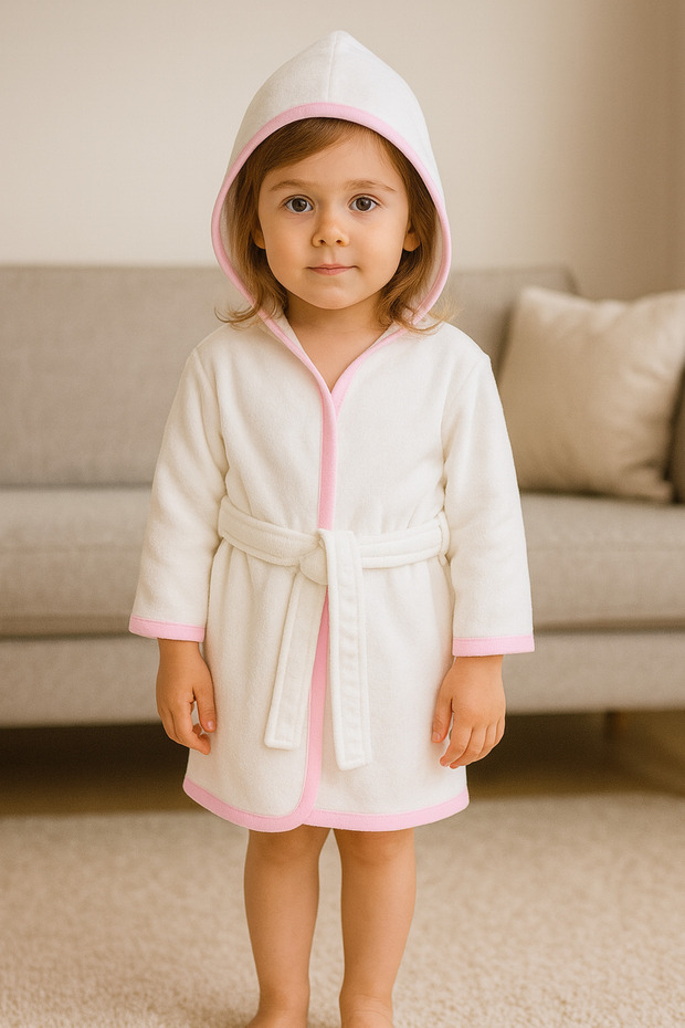 Girl's Towel Bathrobe 100% Cotton