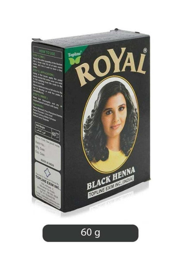 Black Henna Natural Herbal Conditioning Hair Color Powder (60g)