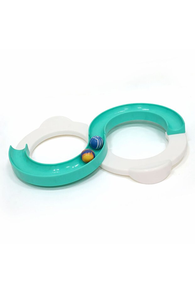 Infinite Loop Balancing Toy, Creative Track With 1 Bouncing Ball, 8 Shaped Loop Above 3 Year