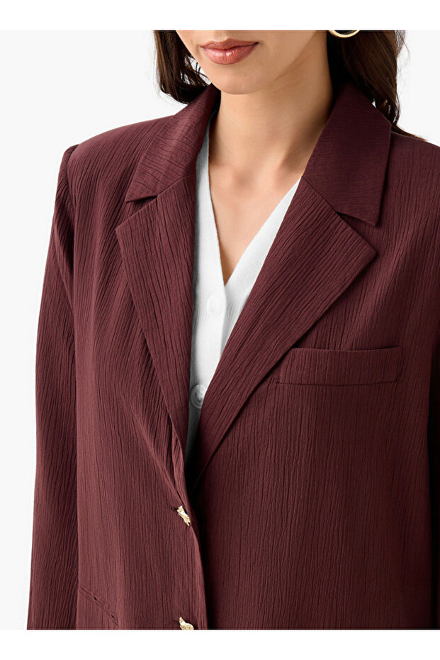 معطف عادي مع جيب - 4