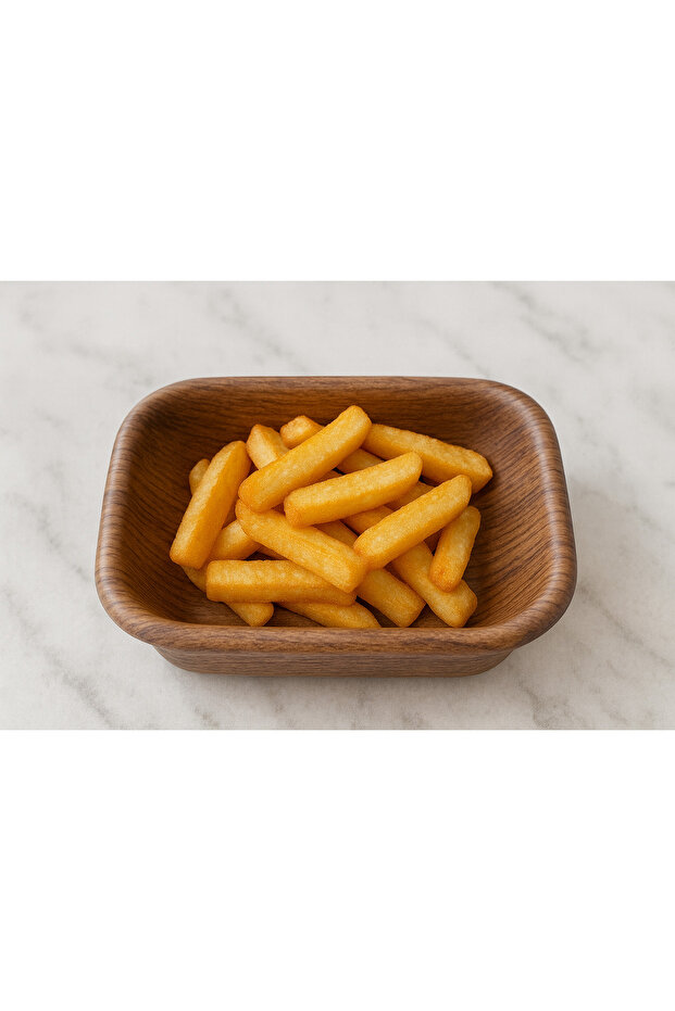 سلة مستطيلة متعددة الأغراض بمظهر خشبي - 5