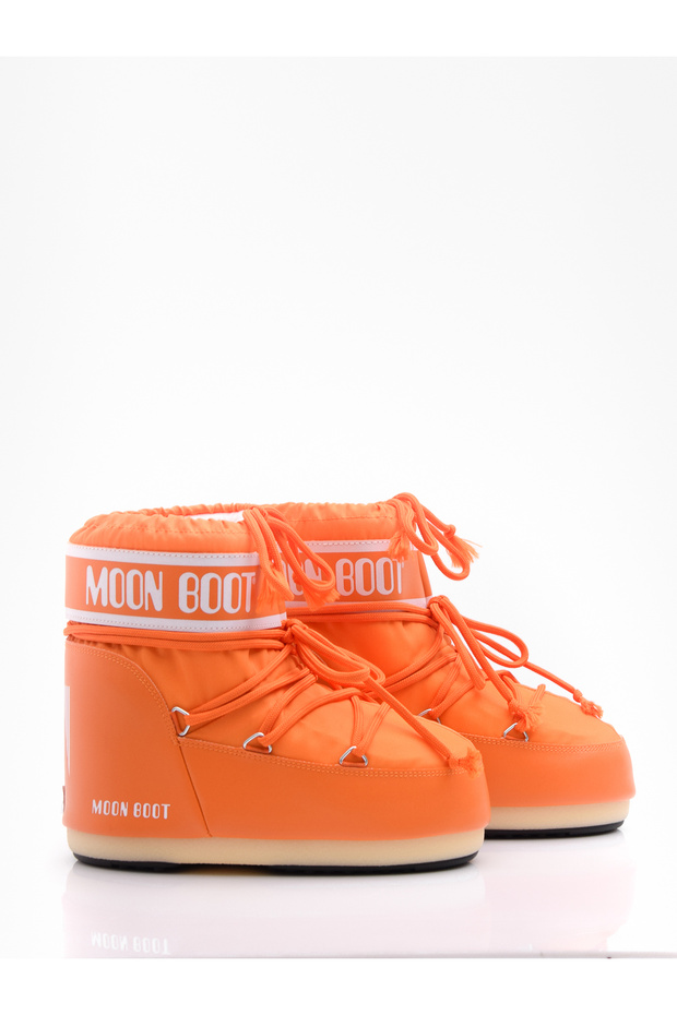 İcon Low Orange Nylon Snow Boots - 1