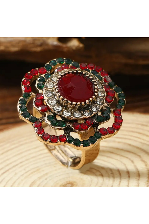 خاتم قابل للتعديل بتصميم عتيق - 2