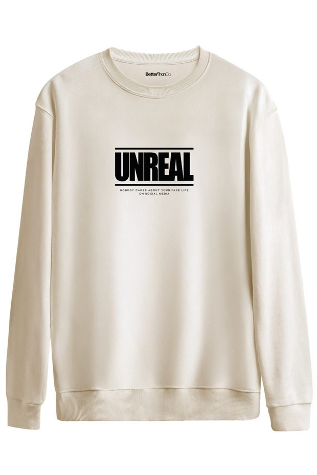 سترة Unreal مطبوع بياقة دائرية قصة فضفاضة