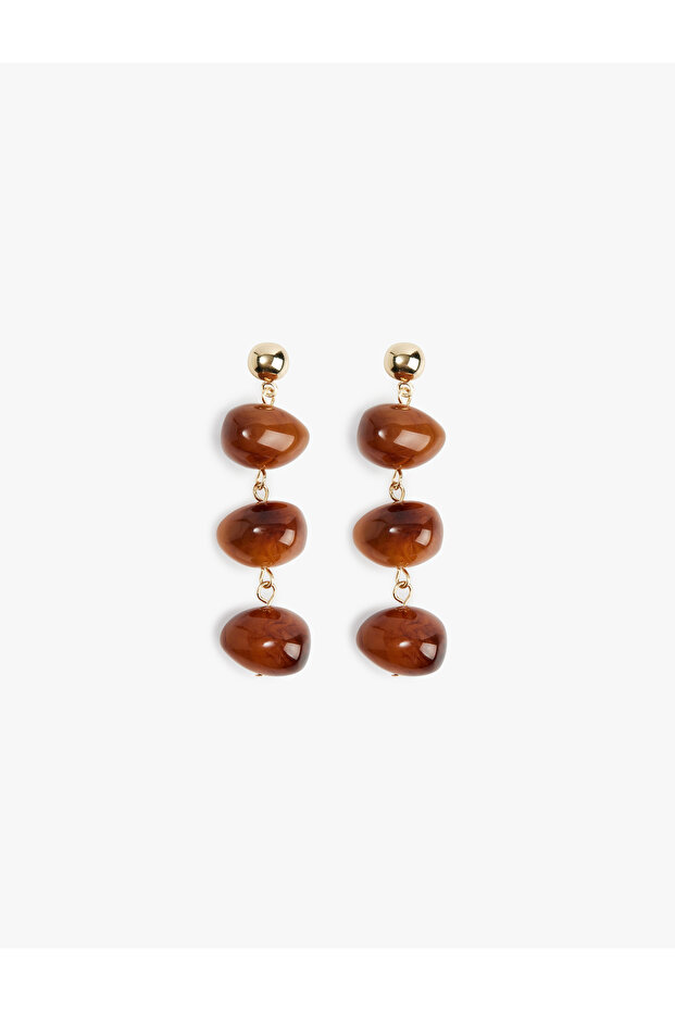 Dangle Beaded Earrings - 1