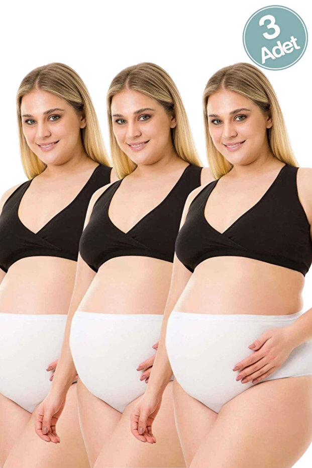 3-Pack of Cotton Maternity Panties