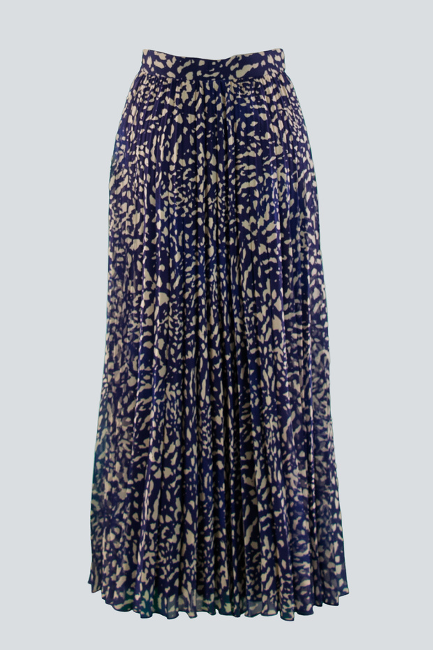 DESENLİ PLİSELİ ETEK - 4