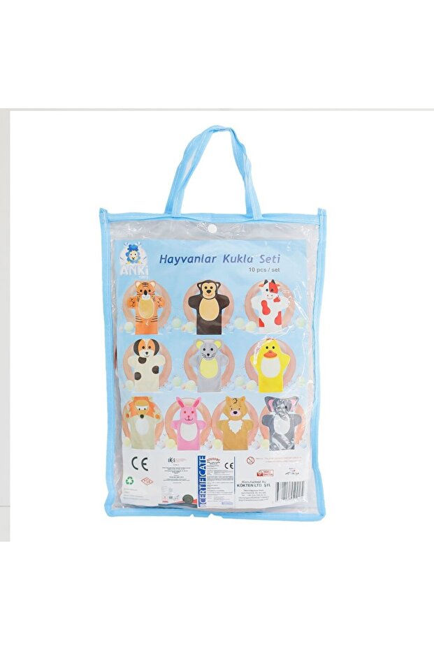 And-5002 Animals Puppet Set of 10