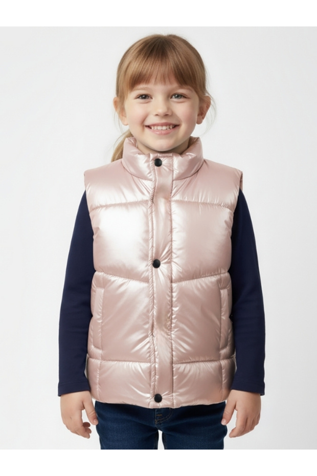 Basic Dik Yaka Kolsuz Şişme Yelek - 1