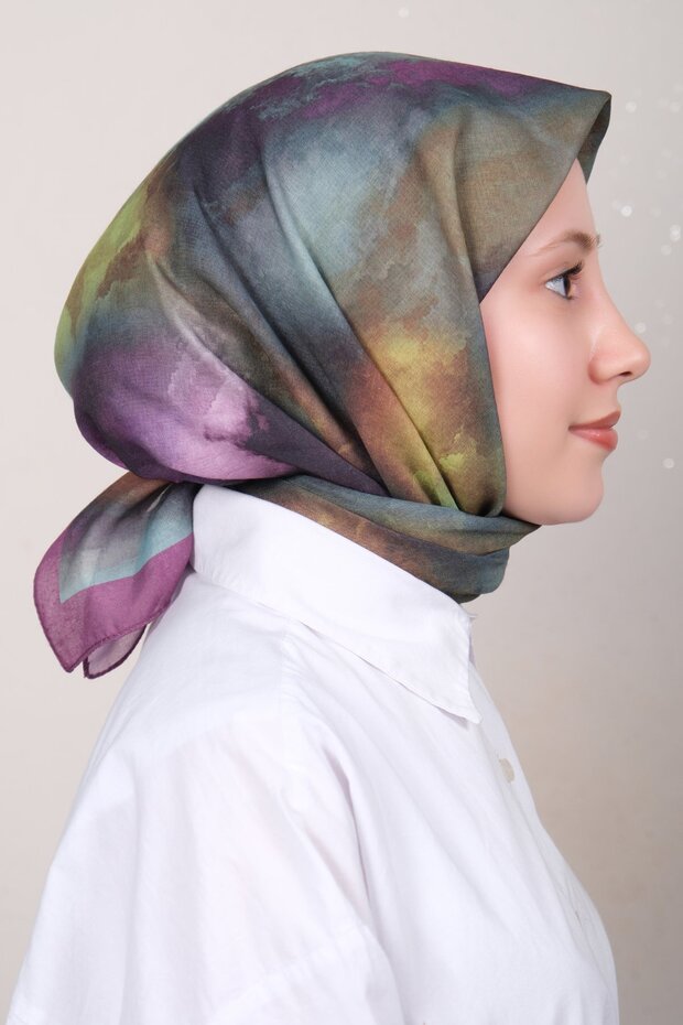 Lux Soft Pamuklu Eşarp 4040-384 - 2