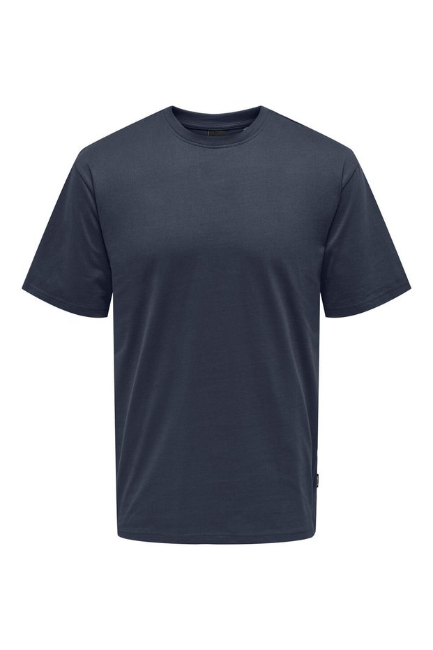 Onsfred Life Rlx Ss Tee Noos Men's Blue T-Shirt - 22022532