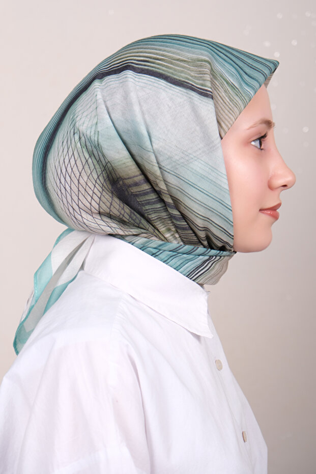 Lux Soft Pamuklu Eşarp 4040-357 - 2