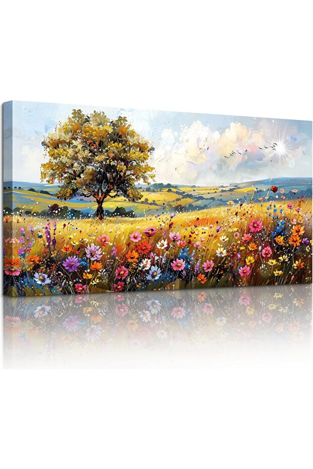 Spring Landscape Wall Art Canvas Print 20x40 Inch