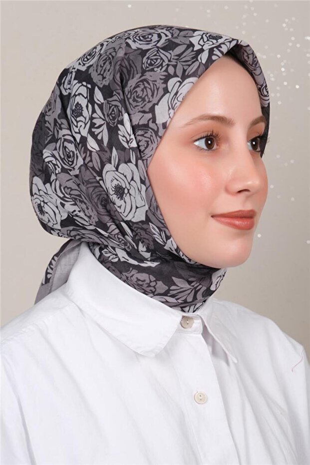 Lux Soft Pamuklu Eşarp 4040-419 - 1