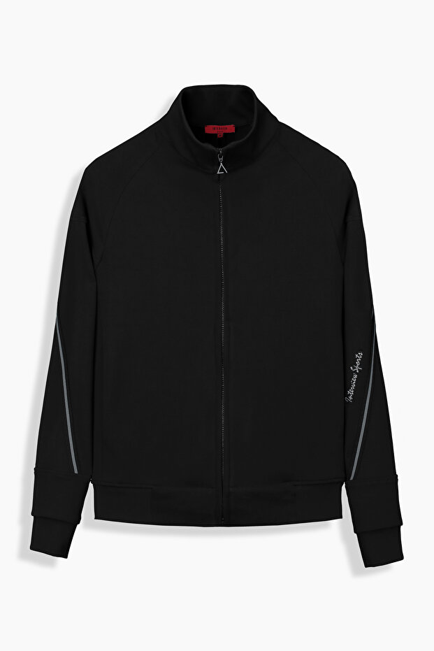 İNTERVİEW Fermuarlı Sweatshirt, Eşofman Üsttü - 1