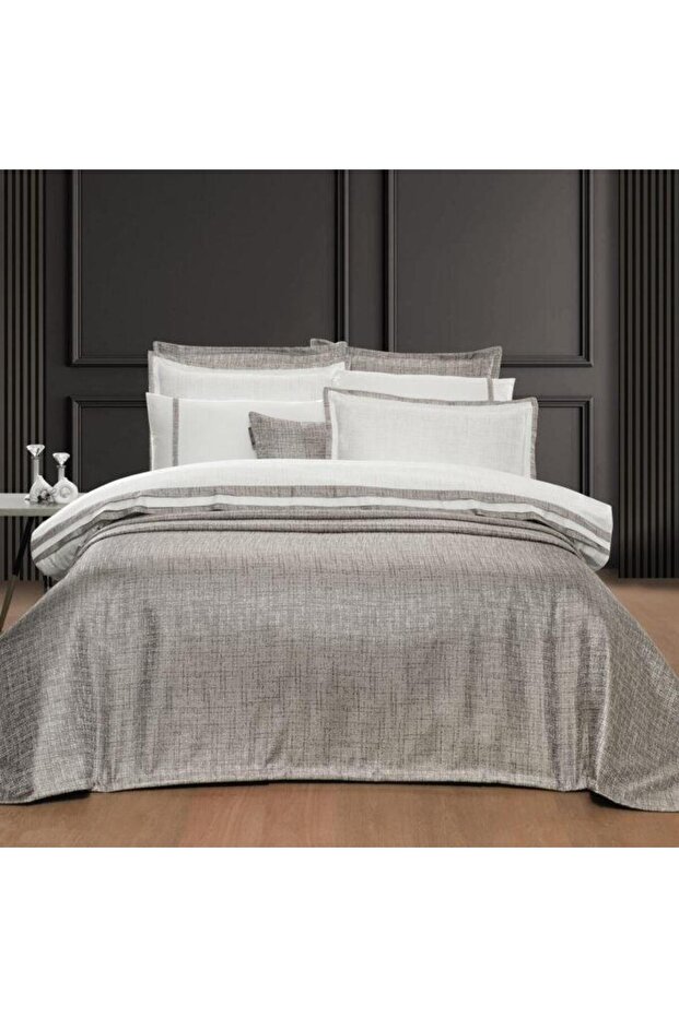 Shelia Double Size 100% Cotton Satin Duvet Cover Set
