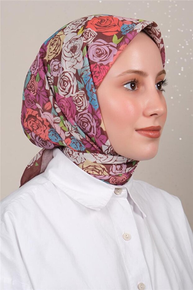 Lux Soft Pamuklu Eşarp 4040-414 - 1