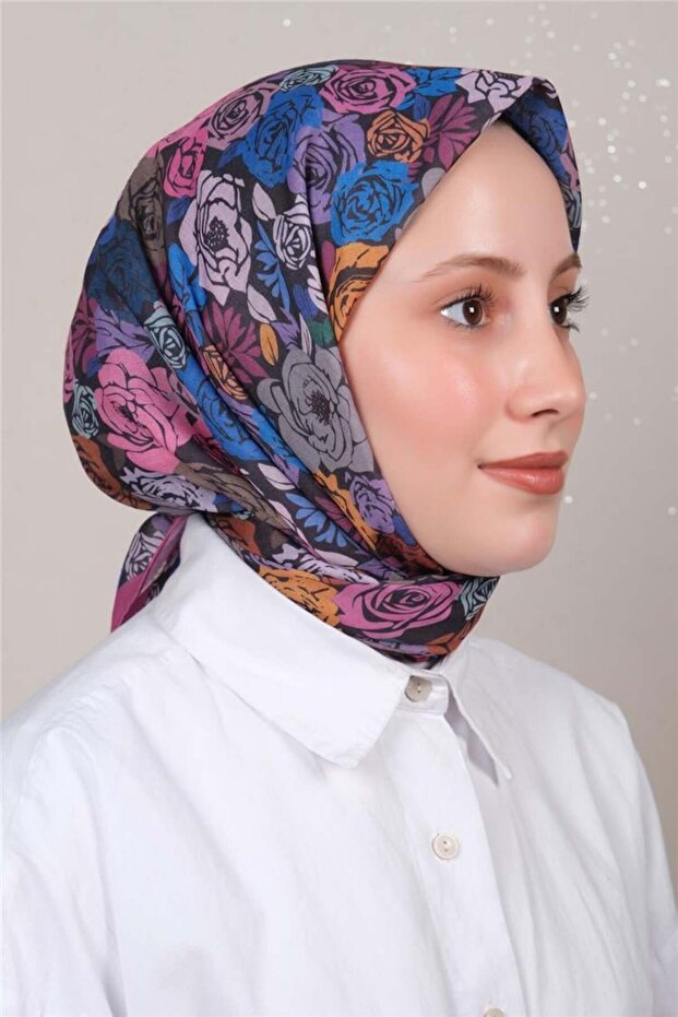 Lux Soft Pamuklu Eşarp 4040-421 - 1