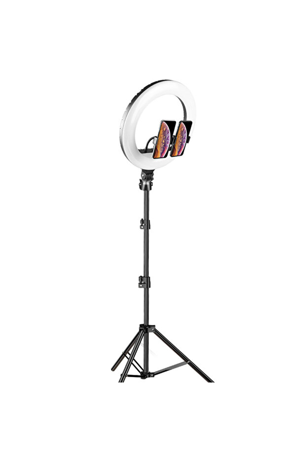 21" LED Soft Ring Light with Remote Control | Brightness & Color Adjustable Tripod Studio Lighting