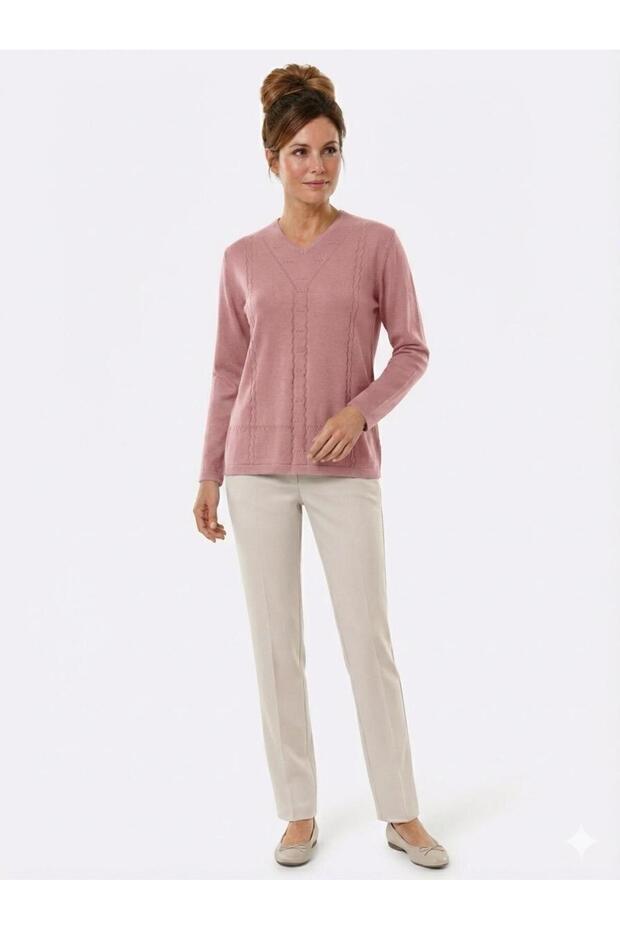 Knitwear v-neck sweater