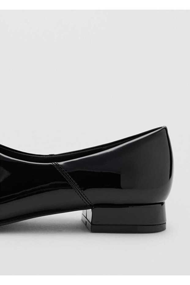 Rugan düz ayakkabı - 4