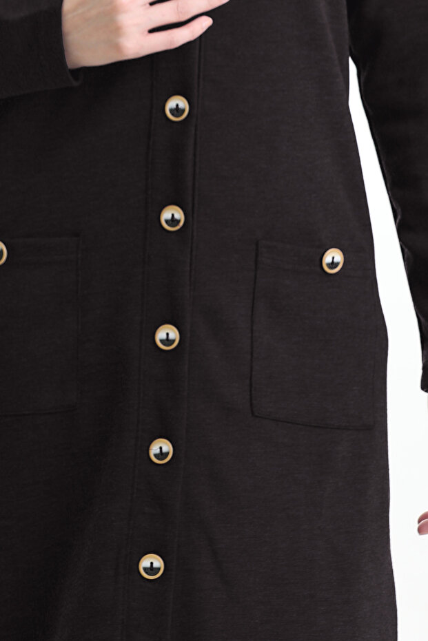 Buttoned Cardigan - 4