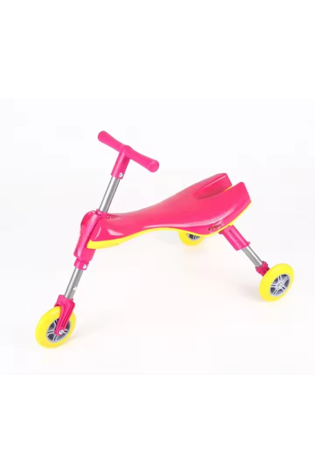 Baby Folding Walking Scooter Scuttle Bug For Children Ages 2+ (Pink)