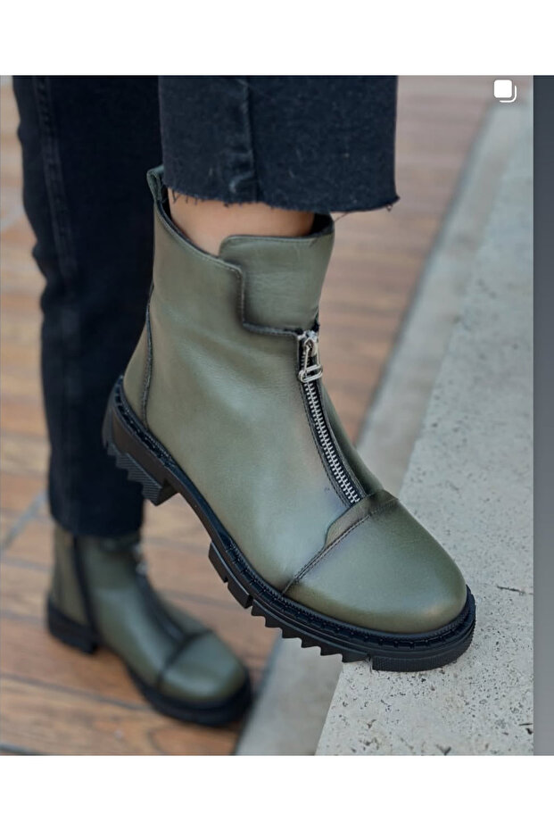 %100 DERİ KAR BOTU - 4