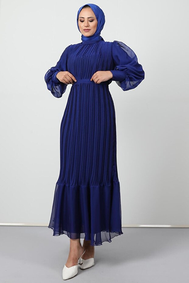 Piliseli Janjan Abiye Gece Mavi - 7