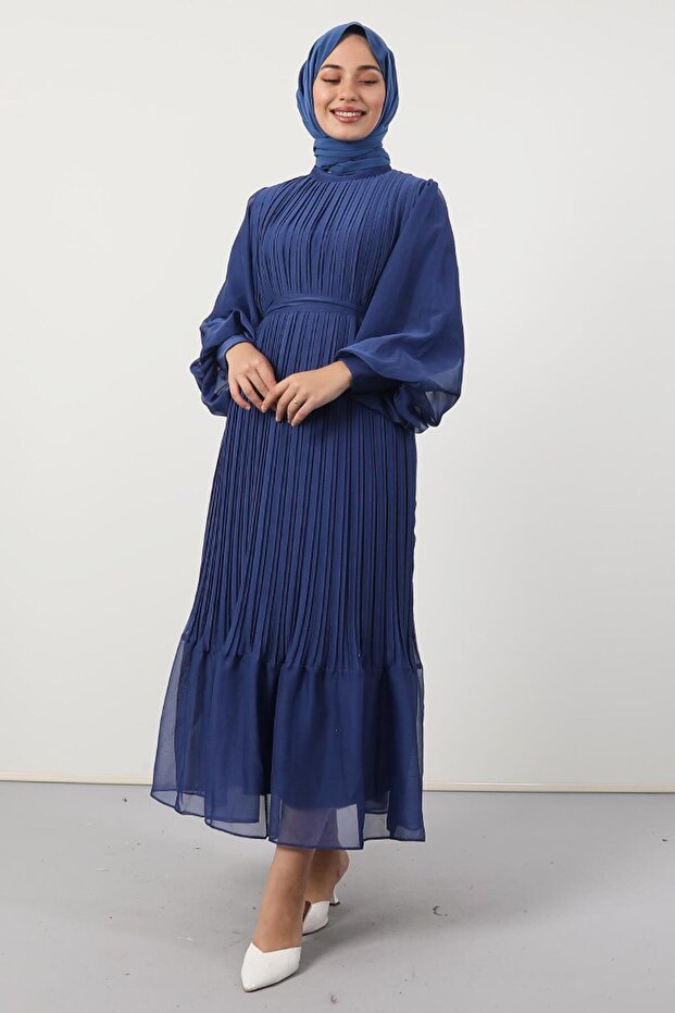 Piliseli Janjan Abiye Gece Mavi - 2