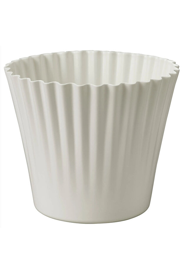 VINTERFINT çelik saksı, beyaz, 9 cm - 1