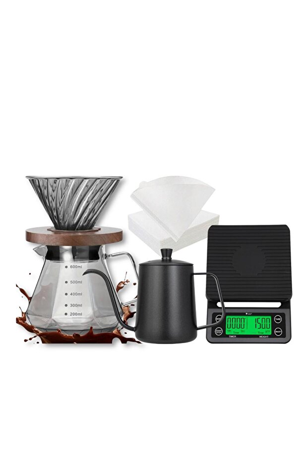 مجموعة قهوة v60