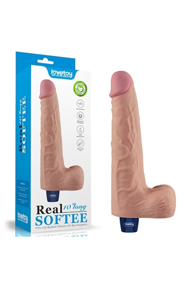 10" REAL SOFTEE Rechargeable Vibrating - 1