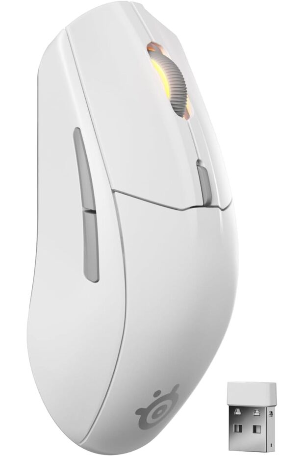 ماوس الألعاب اللاسلكي Rival 3 من الجيل الثاني - أبيض - 1