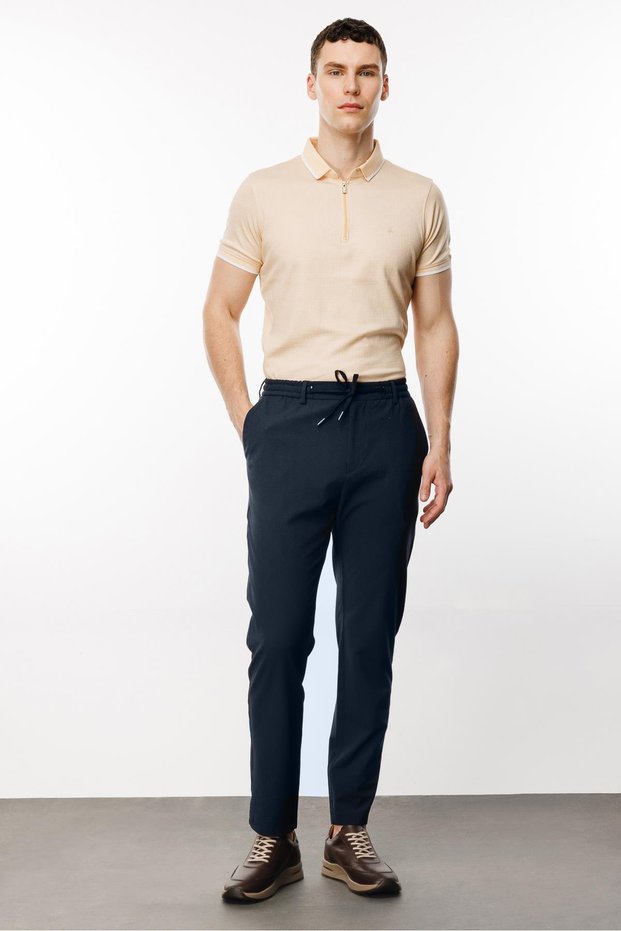 Men's Navy Blue Dynamic Fit Pants