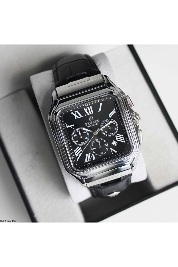 Rwa147302 Leather Band Men's Wristwatch