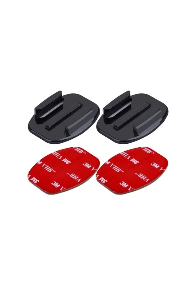 3M quick-release adhesive mounts, straight, 4 sets (for flat surface) - 2