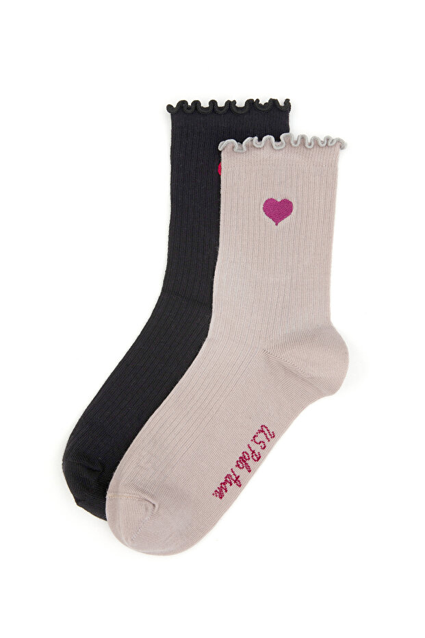 Women's 2-Piece Socks 50317986-Vr049