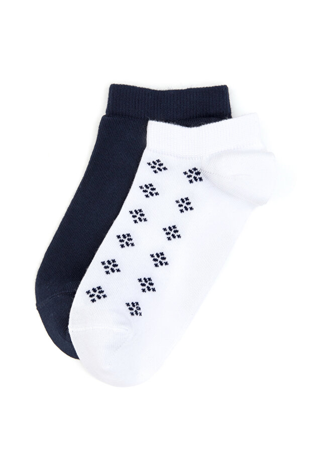 Women's 2-Piece Booties Socks 50317999-Vr013