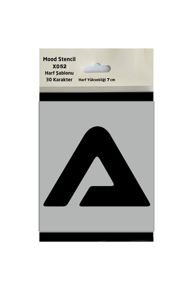 Stencil Letter Painting Template X052 Letter Height 7 cm