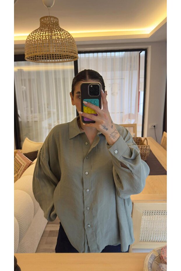 CO123 PERRY YEŞİL GÖMLEK - 2