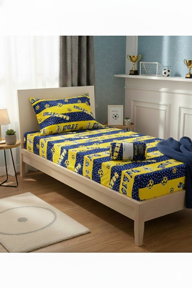 طقم ملاءات فردية بنقشة الفانوس (طقم) - 1