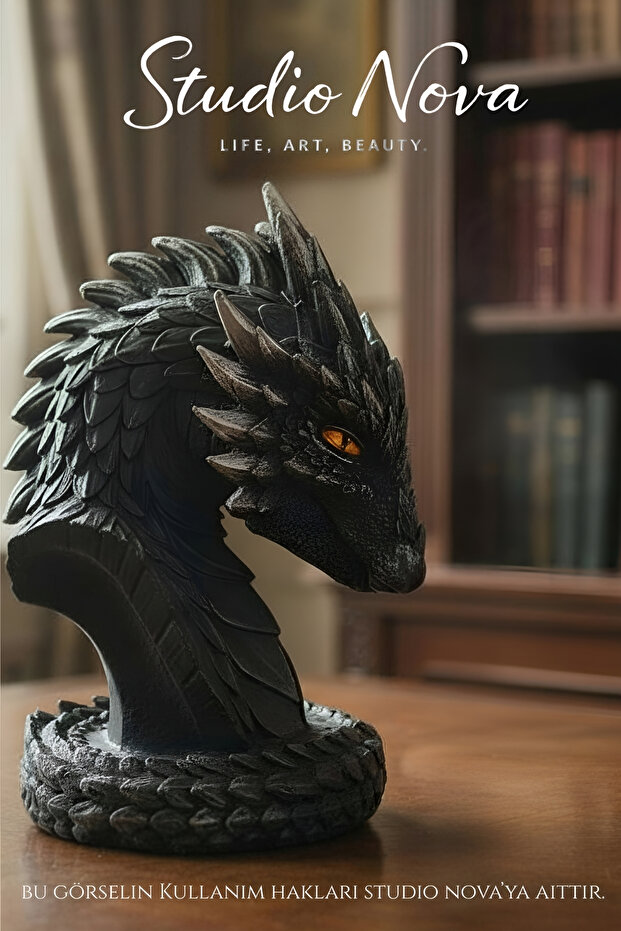 Feng Shui Dekoratif Ejderha Heykel - 1