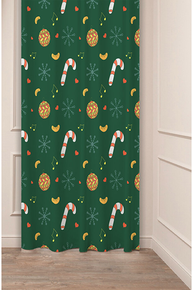 Christmas Pine Tree Christmas Tree Snow New Year Christmas Patterned Specially Designed Digital Printed Background Curtain