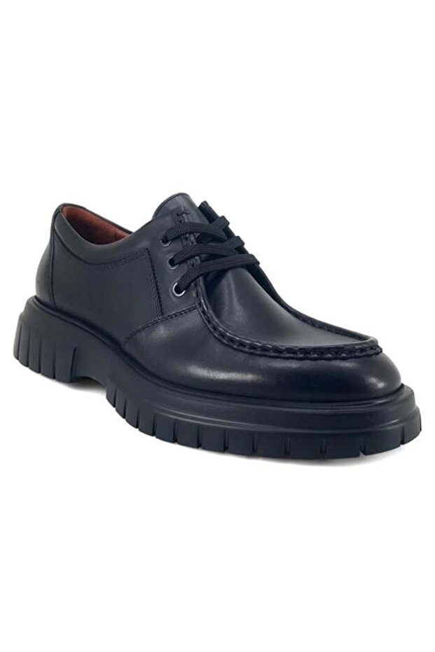 5000 Genuine Leather Casual Men's Shoes-Black