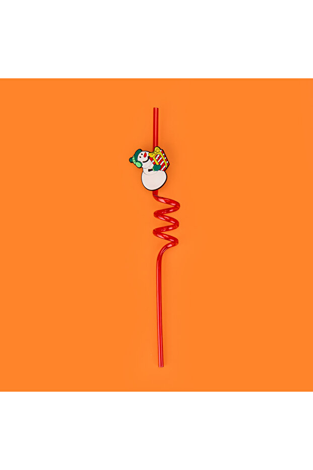 Kitchen Yılbaşı Figürlü Pipet - Renkli - 6