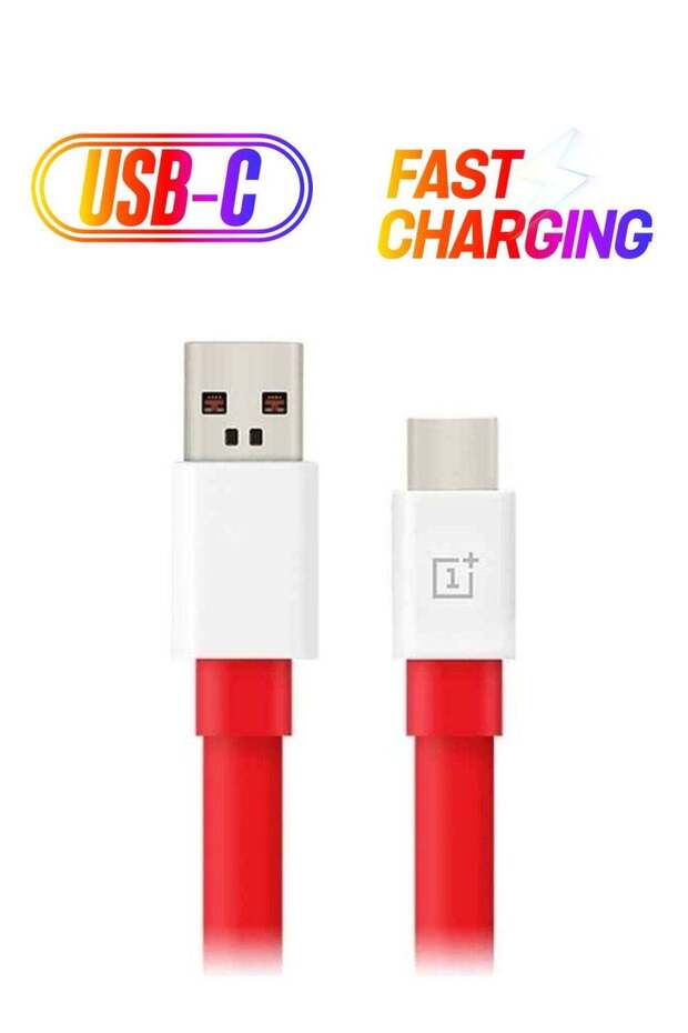 Warp Fast Charge Type-C Cable Red/White