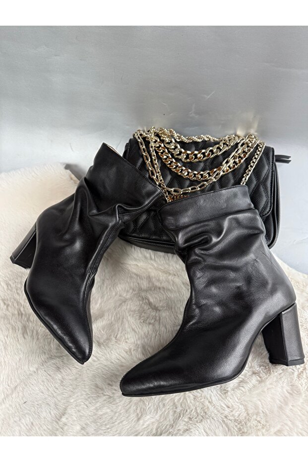 Botine piele naturala